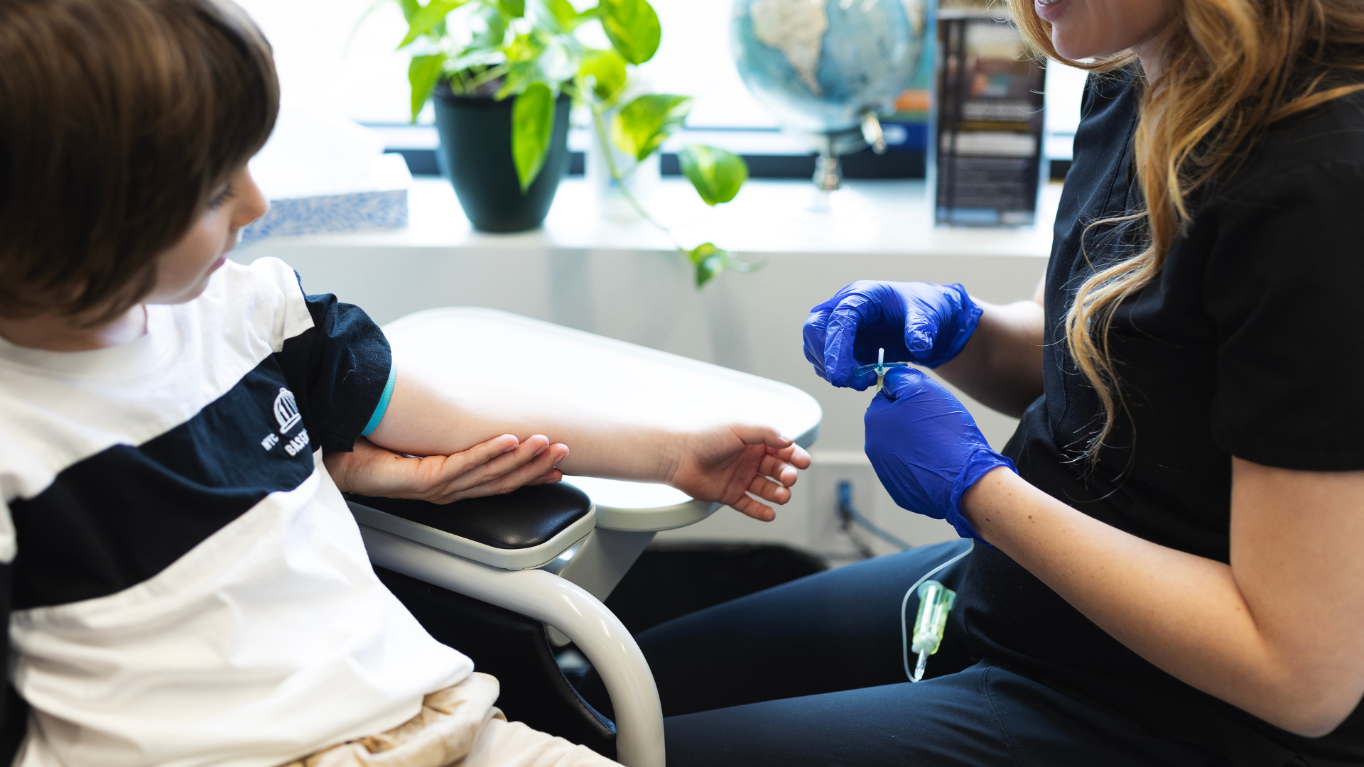 Prise de sang enfant